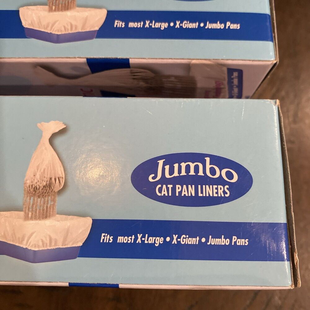 (4) Alfapet Kitty Cat Sifting Elastic Litter Box Jumbo Pan Liners 10 Count NEW - Picture 4 of 5